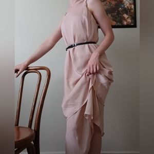 DESIGNER Avec Les Filles Blush Pink Wedding Guest/Cocktail Sleeveless dress